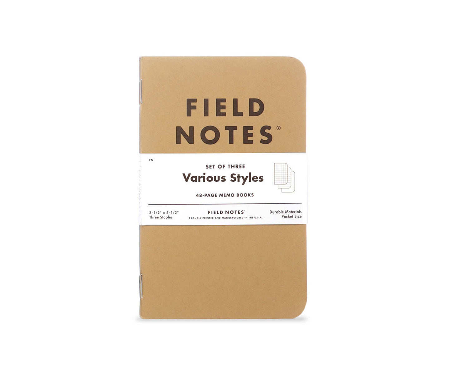 Field Notes Journals (3-Pack) by Lifetime Leather Co