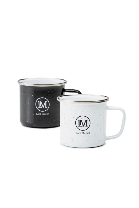 Lodi Market Enamel Coffee Mug